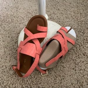 Size 6 NWOT Franco Sarto Leather Sandals